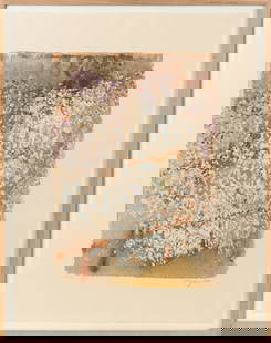 Mark Tobey (American, 1890-1976) "Blossoming Moments": Mark Tobey (American, 1890-1976) "Blossoming Moments" 1971. Serigraph. Signed and dated (lower right). Edition of 96. Plate no. 30. 25 1/2 x 19 3/4 in. Members' Gallery, Albright Knox Art Gallery,
