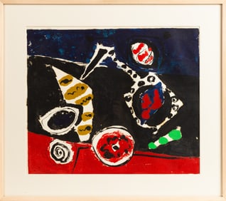 Pierre Clerk (American, b. 1928) Abstract