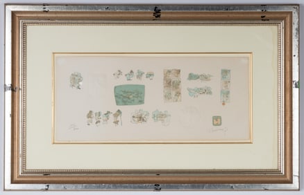Hoi Lebadang (Vietnamese/French, 1921-2015) Comedie Humaine