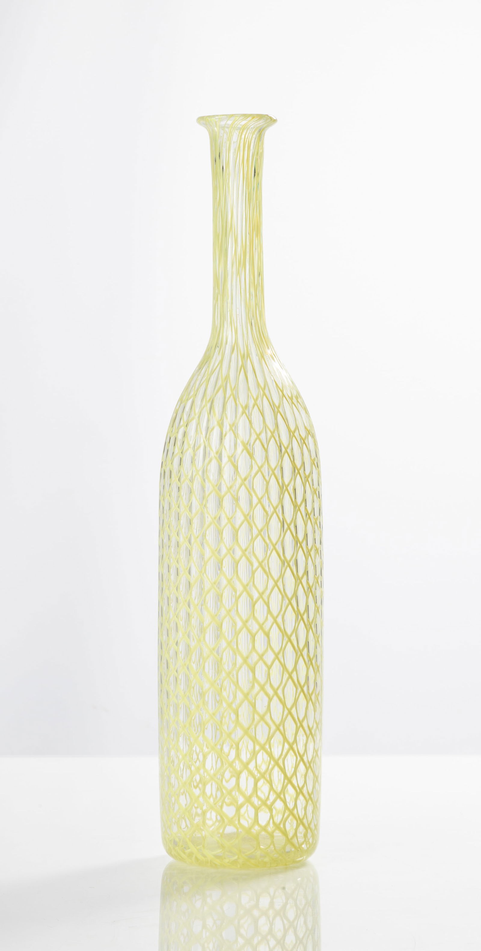 Italian Venini Murano Glass Bottle Vase (1 of 3)