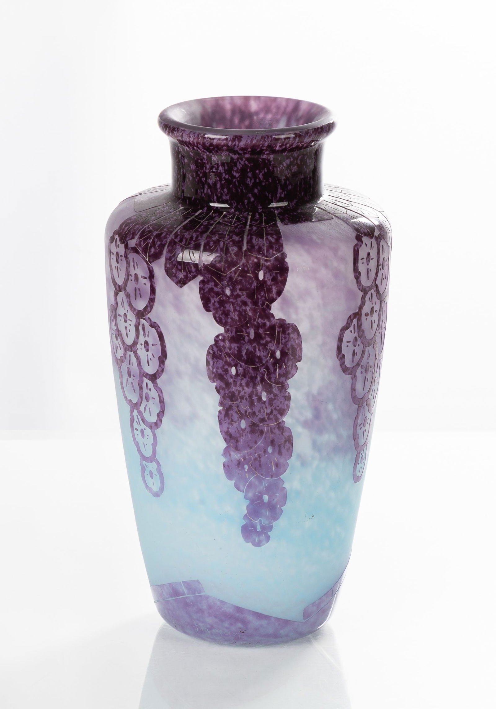 Charder Le Verre Francais Acid Cut-Back Vase (1 of 5)