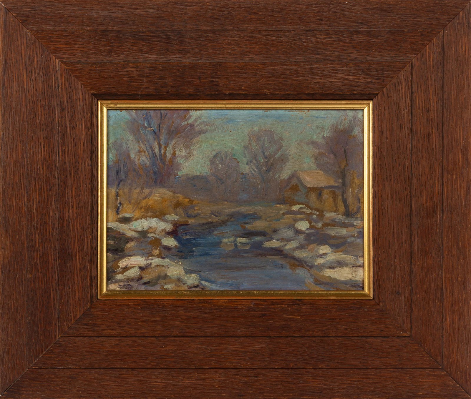 Bolton Coit Brown (American, 1864-1936) "Creek at Shady Woodstock" (1 of 4)