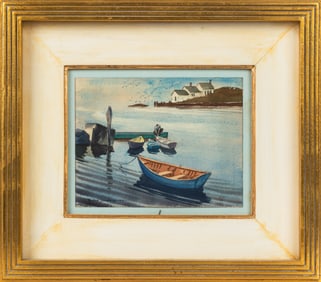 Rixford (Rix) Upham Jennings (American, of the Roycroft Inn, 1906-1996) Watercolor