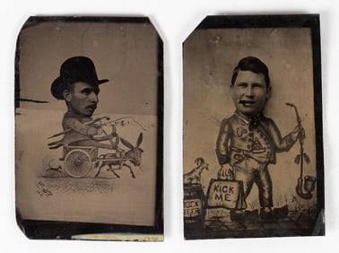 Tintype Caricature Portraits