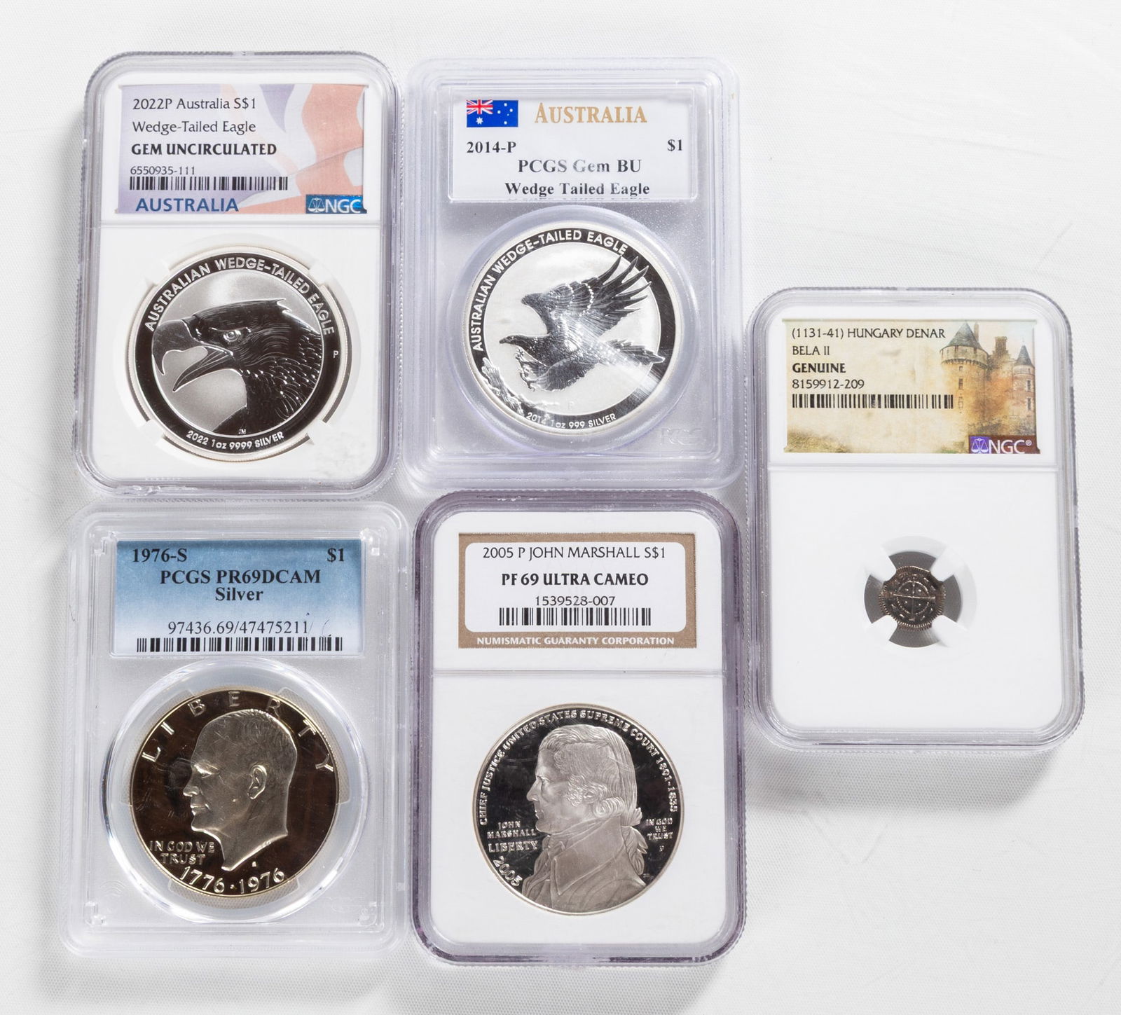 Graded American & Continental Silver Coins (1 of 2)