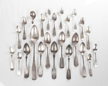 Early Continental & American Silver Spoons