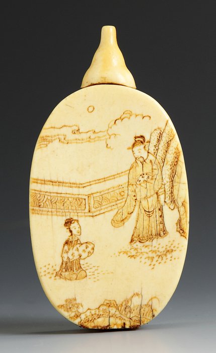 Chinese Ivory Snuff Bottle Mar 22 Chinese Ivory Snuff Bottle Mar 22