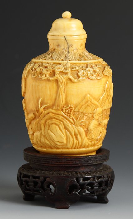 Chinese Ivory Snuff Bottle Mar 22 Chinese Ivory Snuff Bottle Mar 22
