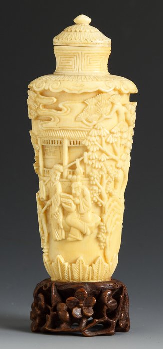 Chinese Ivory Snuff Bottle Mar 22 Chinese Ivory Snuff Bottle Mar 22