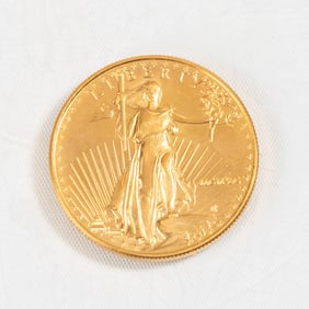 1990 $50 1 oz. American Gold Eagle (MCMXC) Coin