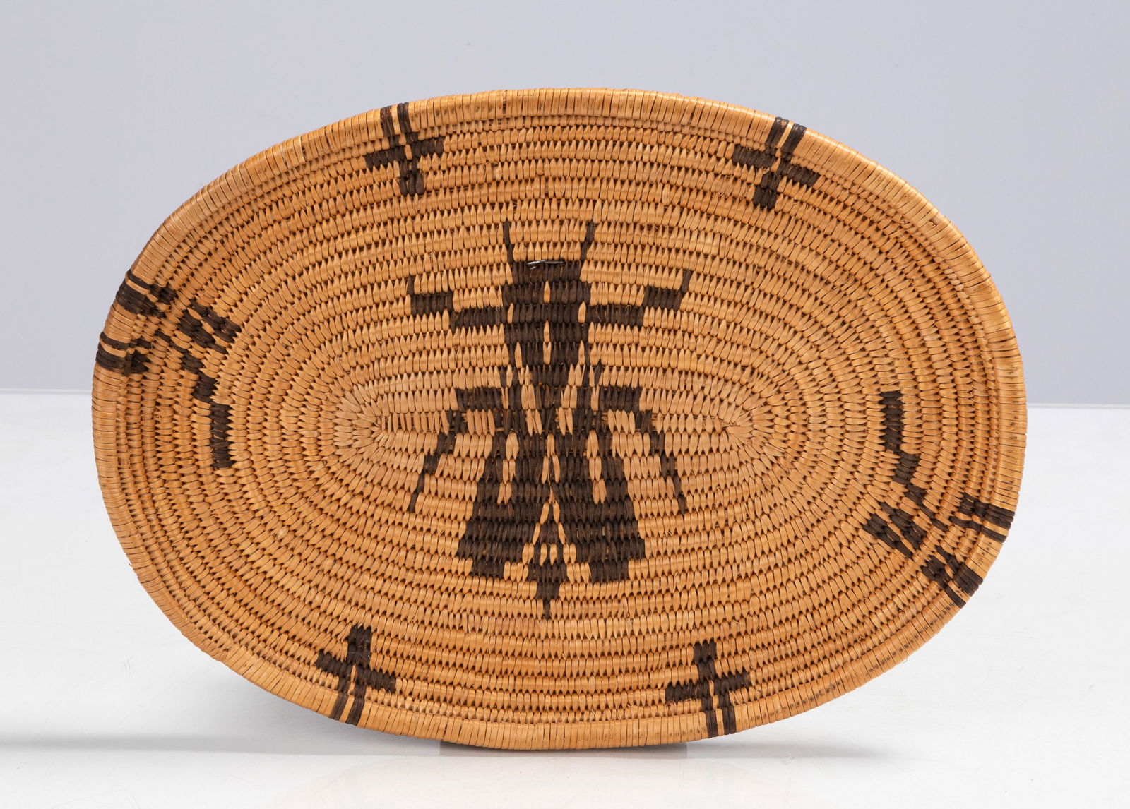 Pima Basket Tray with Stylized Fly (1 of 1)