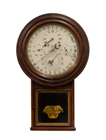 D.J. Gale's Astronomical Calendar No. 3 Wall Clock