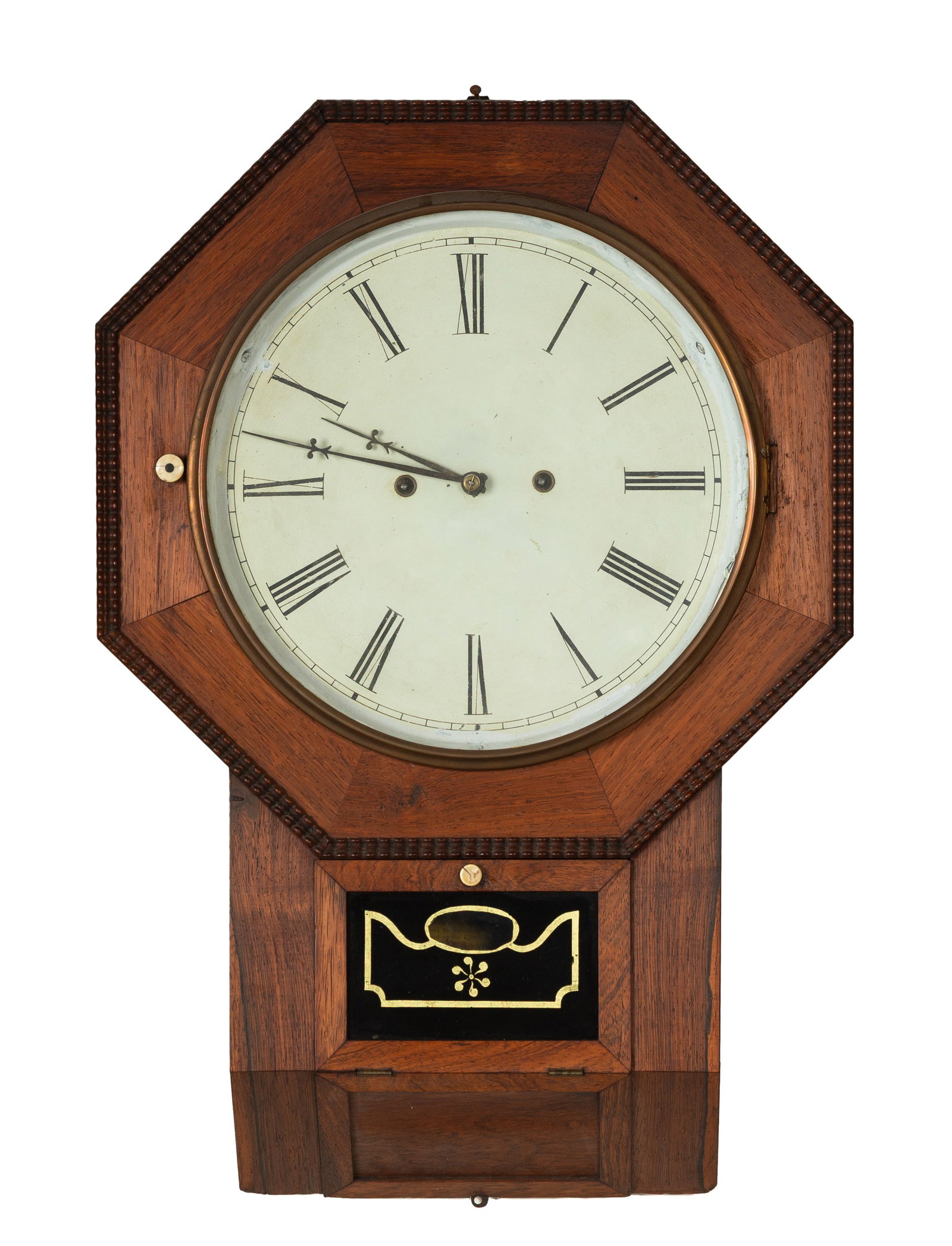 Atkins, Whiting & Co. "Octagon Drop" 30-Day Wall Clock (1 of 1)