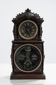 Ithaca Parlor Calendar No. 3 1/2 Shelf Clock