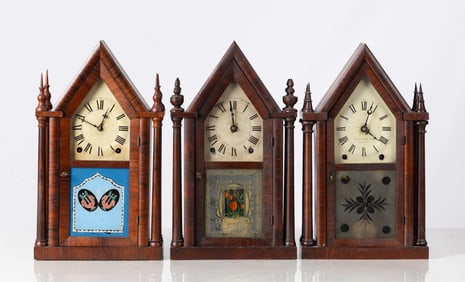 Three Steeple Clocks