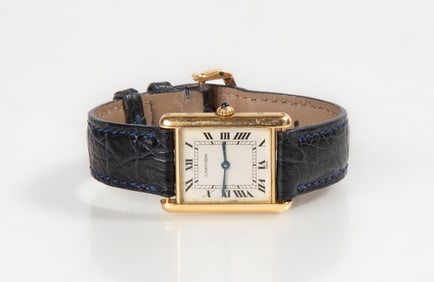 Cartier 18K Gold Tank Louis Wristwatch, Ref. 1140