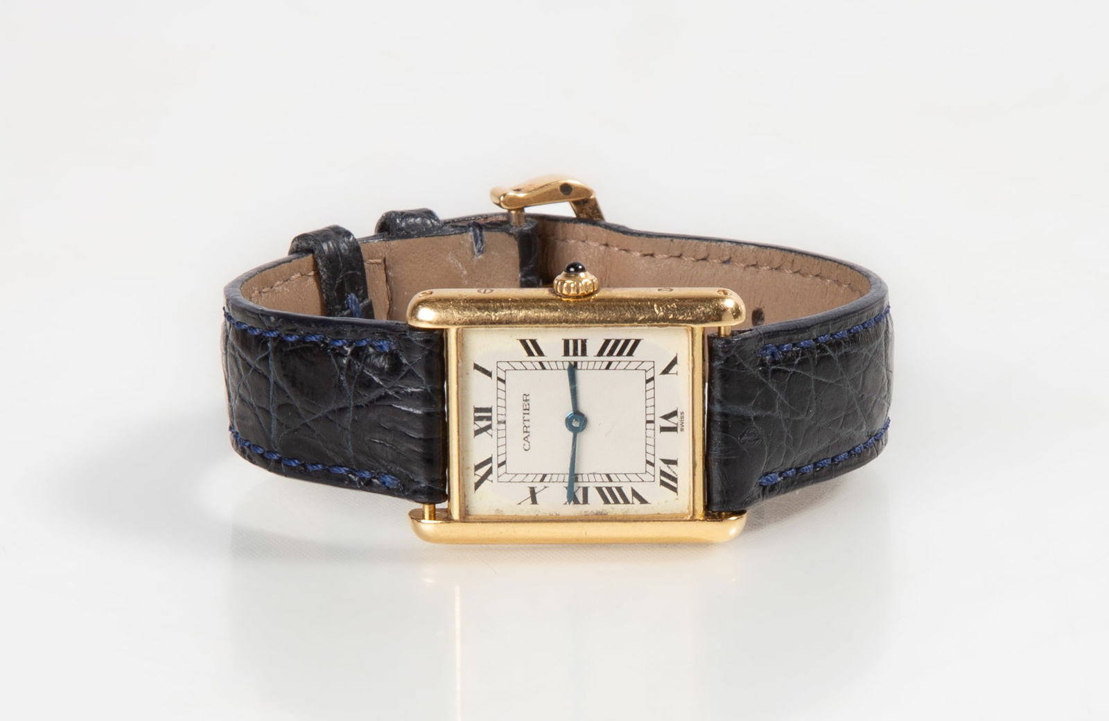 Cartier 18K Gold Tank Louis Wristwatch, Ref. 1140