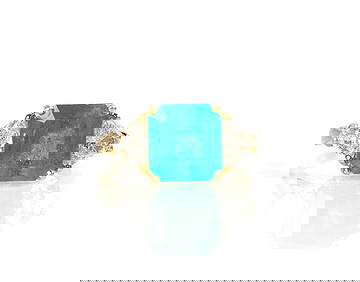 Ladies' 5 Ct. Emerald & Diamond Ring (1 of 7)