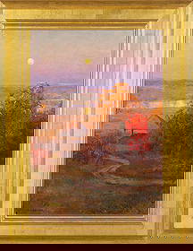 Walter Launt Palmer (American, 1854-1932) Autumn Moonrise: Walter Launt Palmer (American, 1854-1932) Autumn Moonrise Oil on canvas. Signed 'W. L. Palmer' (lower left). Exhibited: Albany Institute of History & Art, "Walter Launt Palmer, November 3, 1984 - Janu