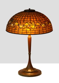 Tiffany Studios Dichroic Acorn Lamp