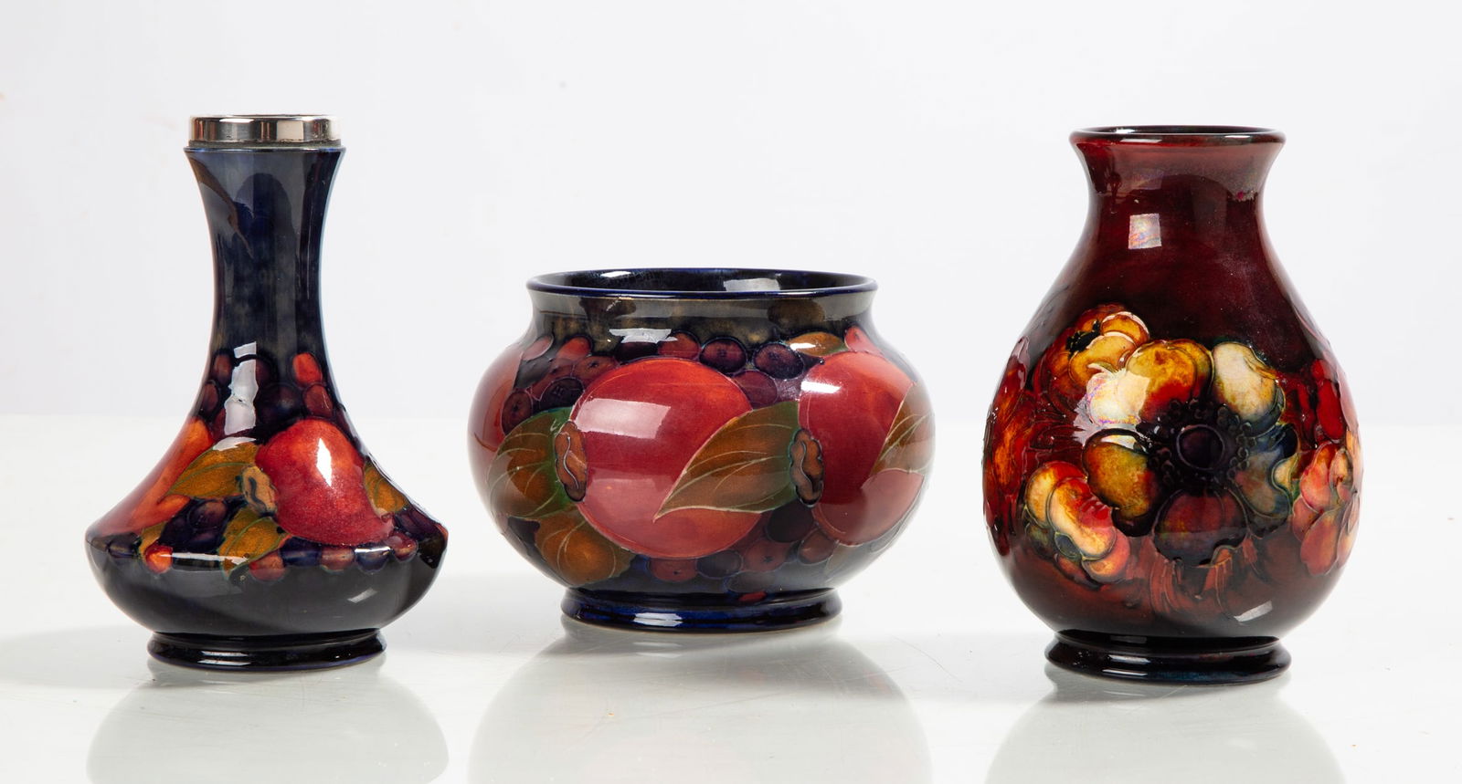 Three Moorcroft Pottery Vases (1 of 10)