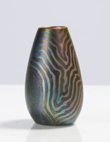 Jacques Sicard for Weller Pottery, Iridescent Vase