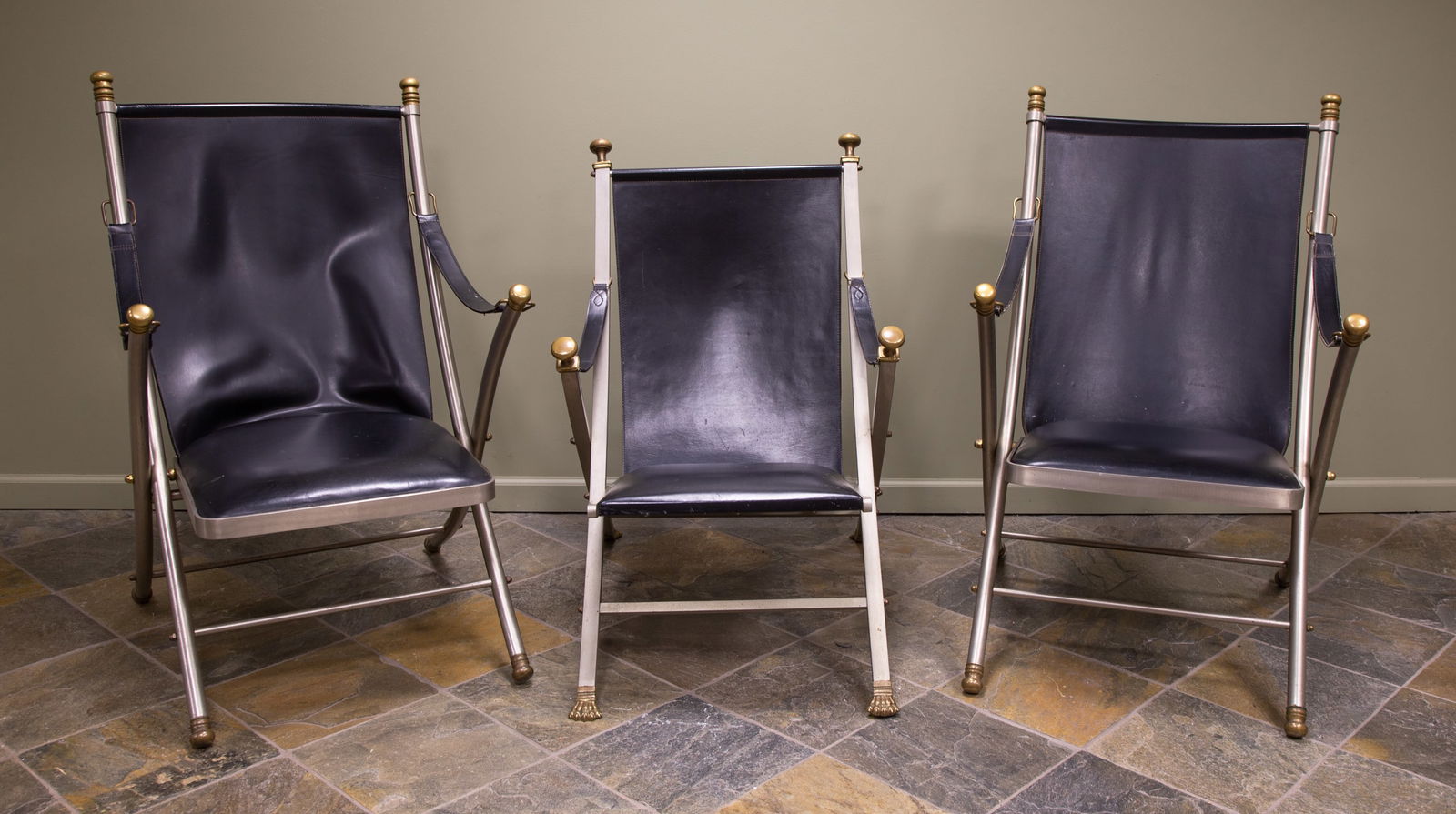 Maison Jansen Campaign Lounge Chairs (1 of 2)