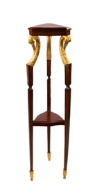 Classical Empire Style Pedestal with Swans