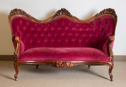 John Henry Belter Rosalie Sofa