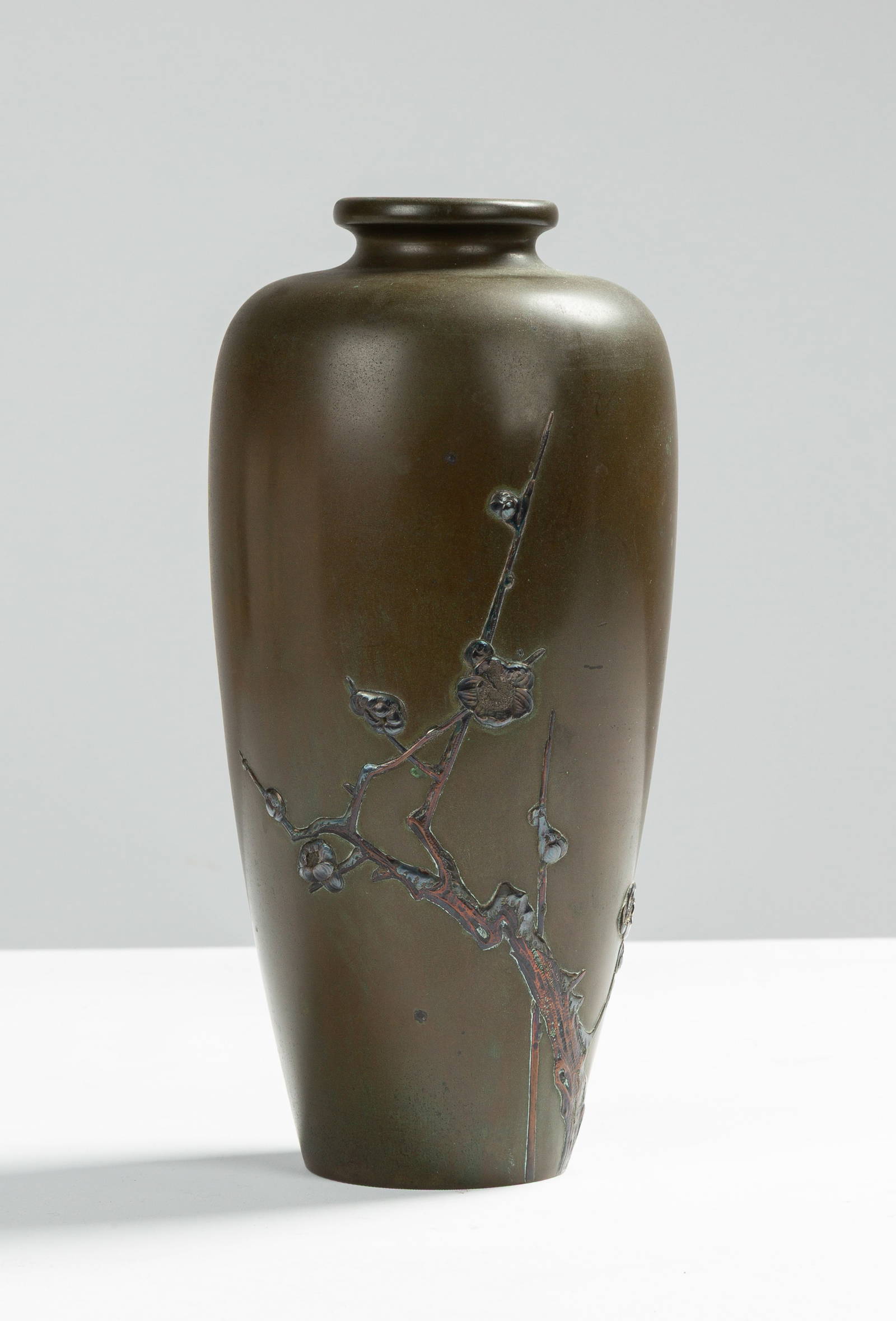 Japanese Mixed Metal Vase