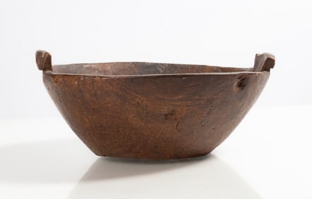 Iroquois Burl Effigy Bowl