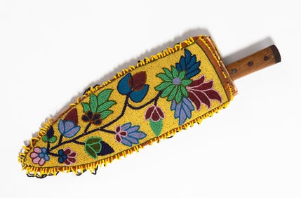 Ojibwe Beaded Knife Case