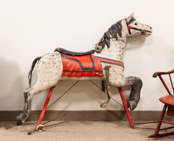 American Carved Carousel Horse