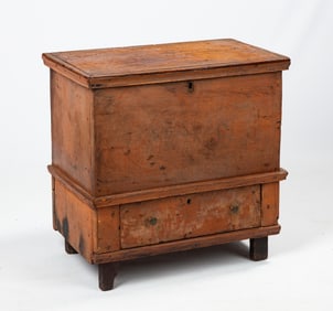 19th Century One-Drawer Diminutive Blanket Chest