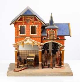 An Early Gottschalk Horse Carriage Doll House