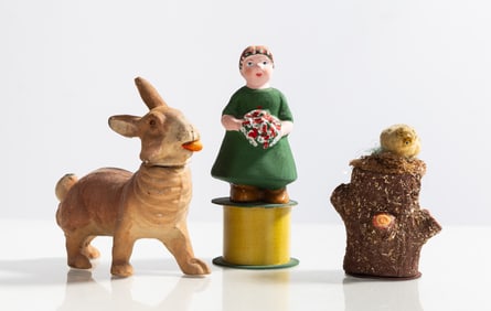 German Paper Mache Candy Containers
