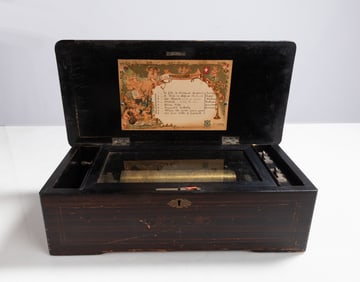 Swiss Cylinder Music Box