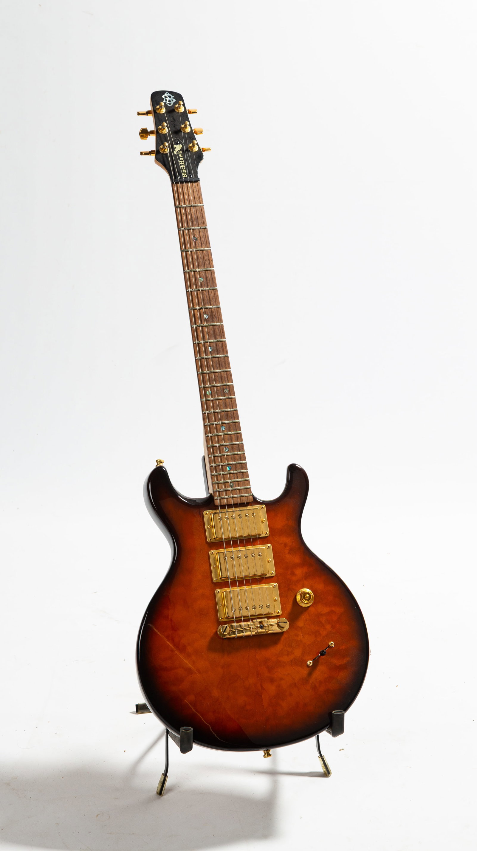 1998 Stuart Spector Design (SSD) Black Hawk Guitar: 1998 Stuart Spector Design (SSD) Black Hawk Guitar Woodstock, New York. #035 L. 38 1/2 in. Western New York estate Shipping Note: We provide our own in-house shipping service. Please reach out to us w