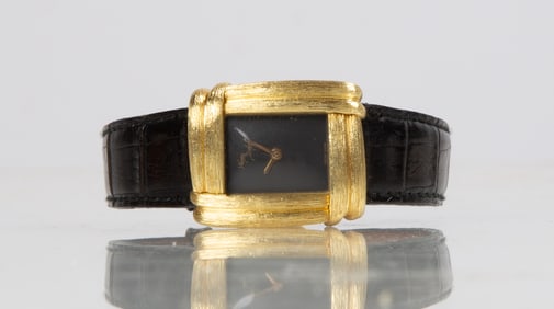 Henry Dunay Sabi 18K Gold Wristwatch