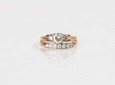 Ladies' Diamond Engagement Ring & Band