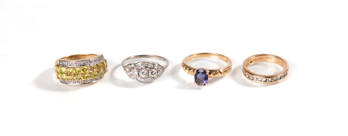 Four Ladies' Rings