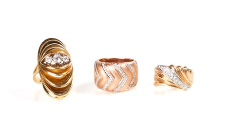 Ladies' Gold & Diamond Rings