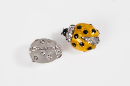 Italian Lady Bug Pins