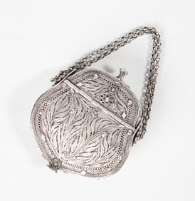 Ladies' Sterling Silver Filigree Purse