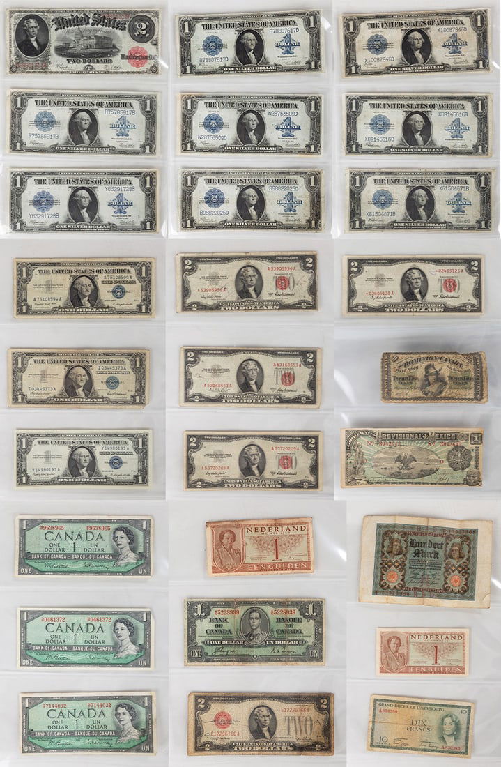 U.S. Paper Currency Notes & World Notes (1 of 19)