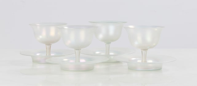 Steuben Verre de Soie Sherbets