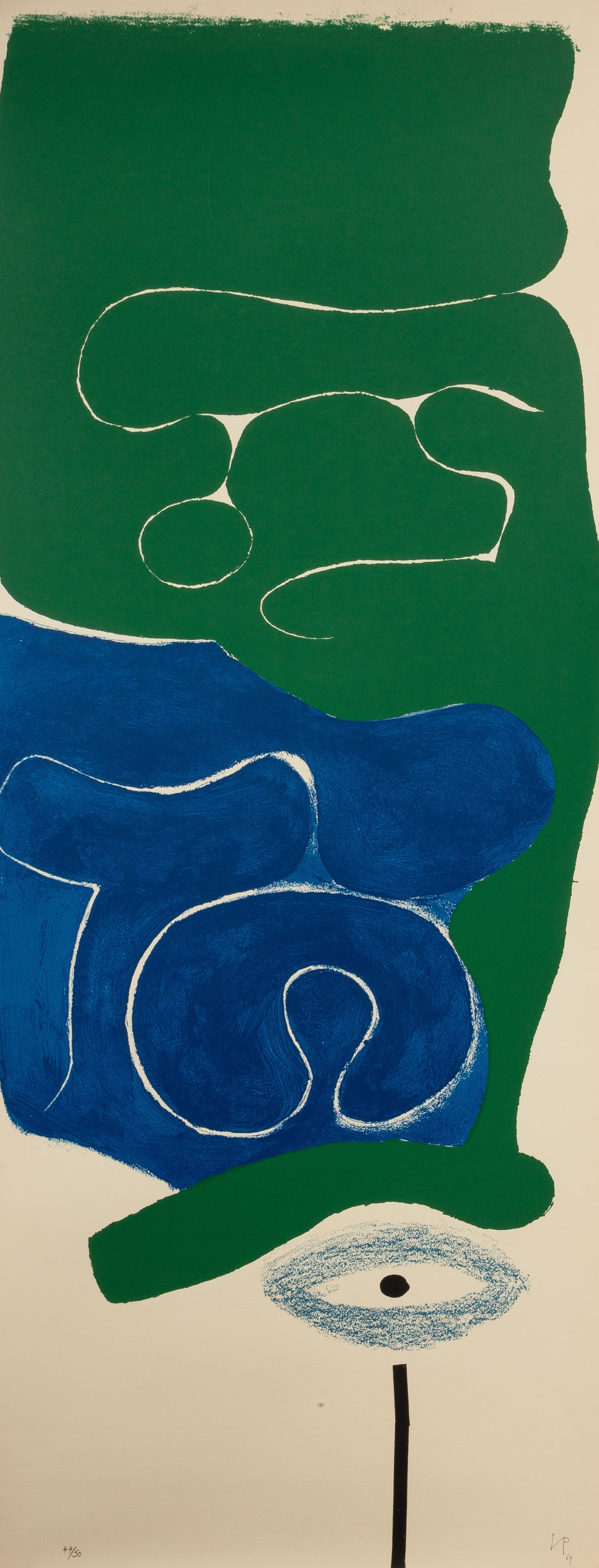 Victor Pasmore (British, 1908-1998) Points of Contact No. 15: Victor Pasmore (British, 1908-1998) Points of Contact No. 15 1969. Screenprint on paper, signed and numbered from an edition of 50. Printed by Kelpra Studio, London and published by Marlborough Graphi