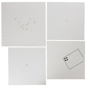 Four Bernard Cohen (English, b. 1933) Etchings