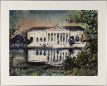 Robert N. Blair (American, 1912-2002) Buffalo Historical Building