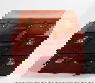 Swaine & Adeney Windsor Leather Suitcases